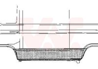 VAN WEZEL 5870109 - Panel lateral