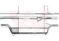 VAN WEZEL 5870141 - Panel lateral