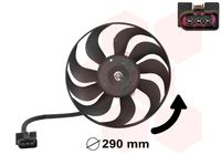 VAN WEZEL 5888745 - Ventilador, refrigeración del motor