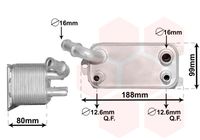 VAN WEZEL 59003170 - Radiador de aceite, transmisión automática