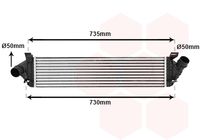 VAN WEZEL 59004134 - Radiador de aire de admisión