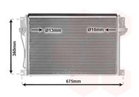 VAN WEZEL 59005077 - Condensador, aire acondicionado