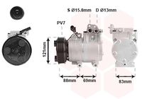 VAN WEZEL 8200K258 - Compresor, aire acondicionado