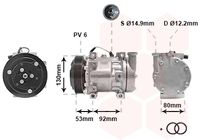 VAN WEZEL 0100K009 - Compresor, aire acondicionado