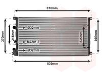 VAN WEZEL 43002276 - Radiador, refrigeración del motor