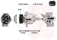 VAN WEZEL 1501K701 - Compresor, aire acondicionado