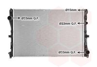 VAN WEZEL 30012719 - Radiador, refrigeración del motor