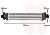 VAN WEZEL 18014709 - Radiador de aire de admisión