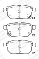 CHAMPION 572632CH - Juego de pastillas de freno