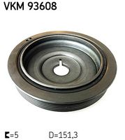 SKF VKM 93608 - Polea, cigüeñal