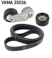 SKF VKMA 35036 - Juego de correas trapeciales poli V