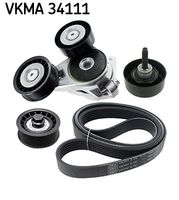 SKF VKMA 34111 - Juego de correas trapeciales poli V