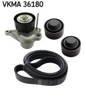 SKF VKMA 36180 - Juego de correas trapeciales poli V