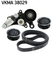 SKF VKMA 38029 - Juego de correas trapeciales poli V