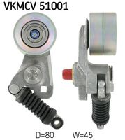 SKF VKMCV 51001 - Tensor de correa, correa poli V