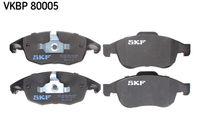 SKF VKBP 80005 - Juego de pastillas de freno