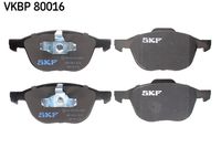 SKF VKBP 80016 - Juego de pastillas de freno