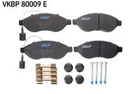 SKF VKBP 80009 E - Juego de pastillas de freno