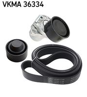 SKF VKMA 36334 - Juego de correas trapeciales poli V