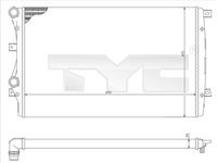 TYC 737-0017-R - Radiador, refrigeración del motor