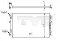 TYC 737-0071-R - Radiador, refrigeración del motor