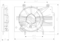 TYC 810-0043 - Ventilador, condensador del aire acondicionado