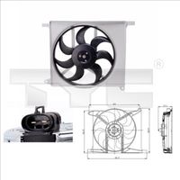 TYC 825-0003 - Ventilador, condensador del aire acondicionado