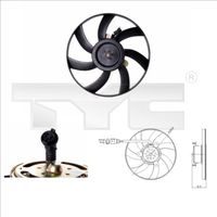 TYC 831-0003 - Ventilador, condensador del aire acondicionado