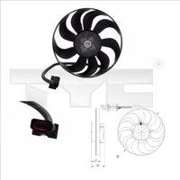 TYC 837-0001 - Ventilador, condensador del aire acondicionado