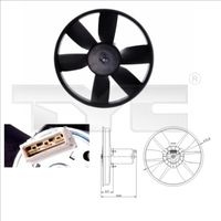 TYC 837-0014 - Ventilador, condensador del aire acondicionado