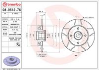 BREMBO 08.9512.76 - Disco de freno