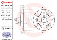 BREMBO 08.9975.75 - Disco de freno