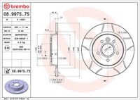 BREMBO 08.9975.75 - Disco de freno