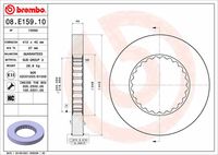 BREMBO 08.E159.10 - Disco de freno