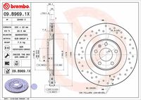 BREMBO 09.B969.1X - Disco de freno