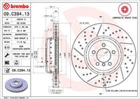 BREMBO 09.C394.13 - Disco de freno