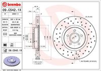 BREMBO 09.C542.1X - Disco de freno