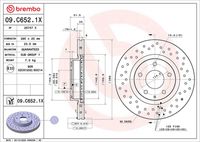 BREMBO 09.C652.1X - Disco de freno