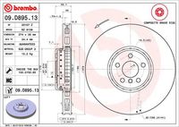 BREMBO 09.D895.13 - Disco de freno