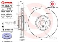 BREMBO 09.D896.13 - Disco de freno