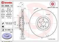 BREMBO 09.D898.13 - Disco de freno