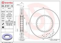 BREMBO 09.E157.10 - Disco de freno