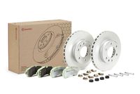 BREMBO KT 10 052 - Kit frenos, freno de disco