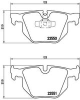 BREMBO P 06 039X - Juego de pastillas de freno