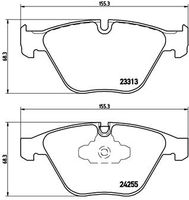 BREMBO P 06 055X - Juego de pastillas de freno