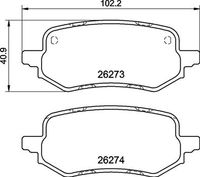 BREMBO P 24 237 - Juego de pastillas de freno