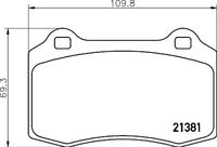 BREMBO P 36 020X - Juego de pastillas de freno