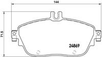 BREMBO P 50 093X - Juego de pastillas de freno