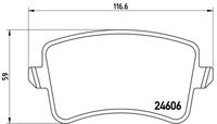 BREMBO P 85 100X - Juego de pastillas de freno