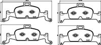 BREMBO P 85 164X - Juego de pastillas de freno